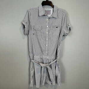 Vineyard Vines Women's Performance Romper USA Harbor Size 16 Coastal Summer